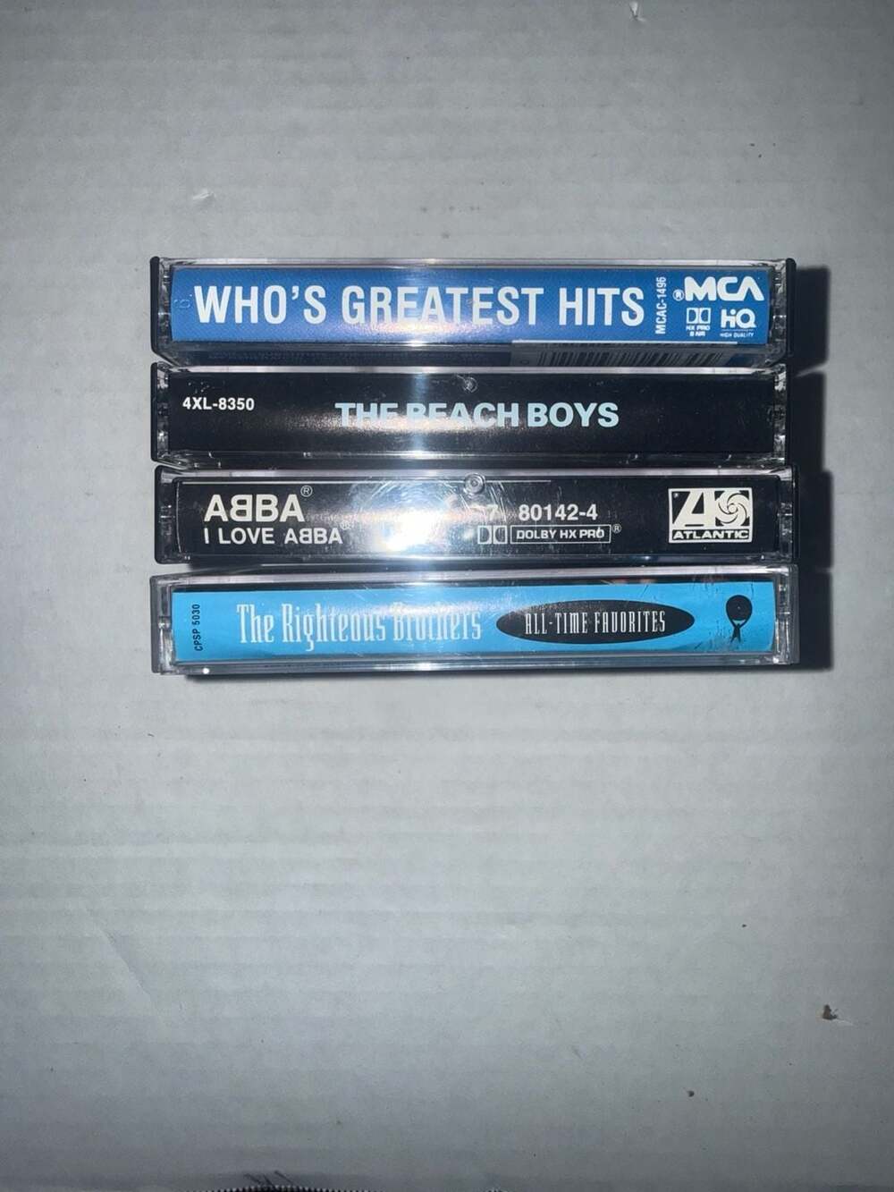 Vintage Cassette: (4)The Who, ABBA, The Beach Boys, The Righteous Brothers
